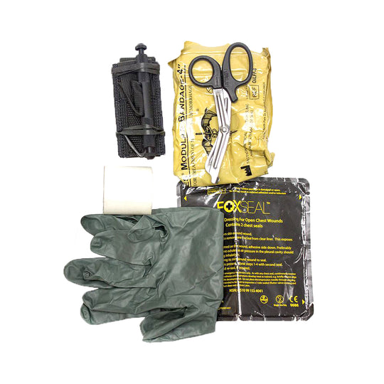 Speed Clip LASD IFAK Pouch, Thigh, Belt, Vest Kit, Filled